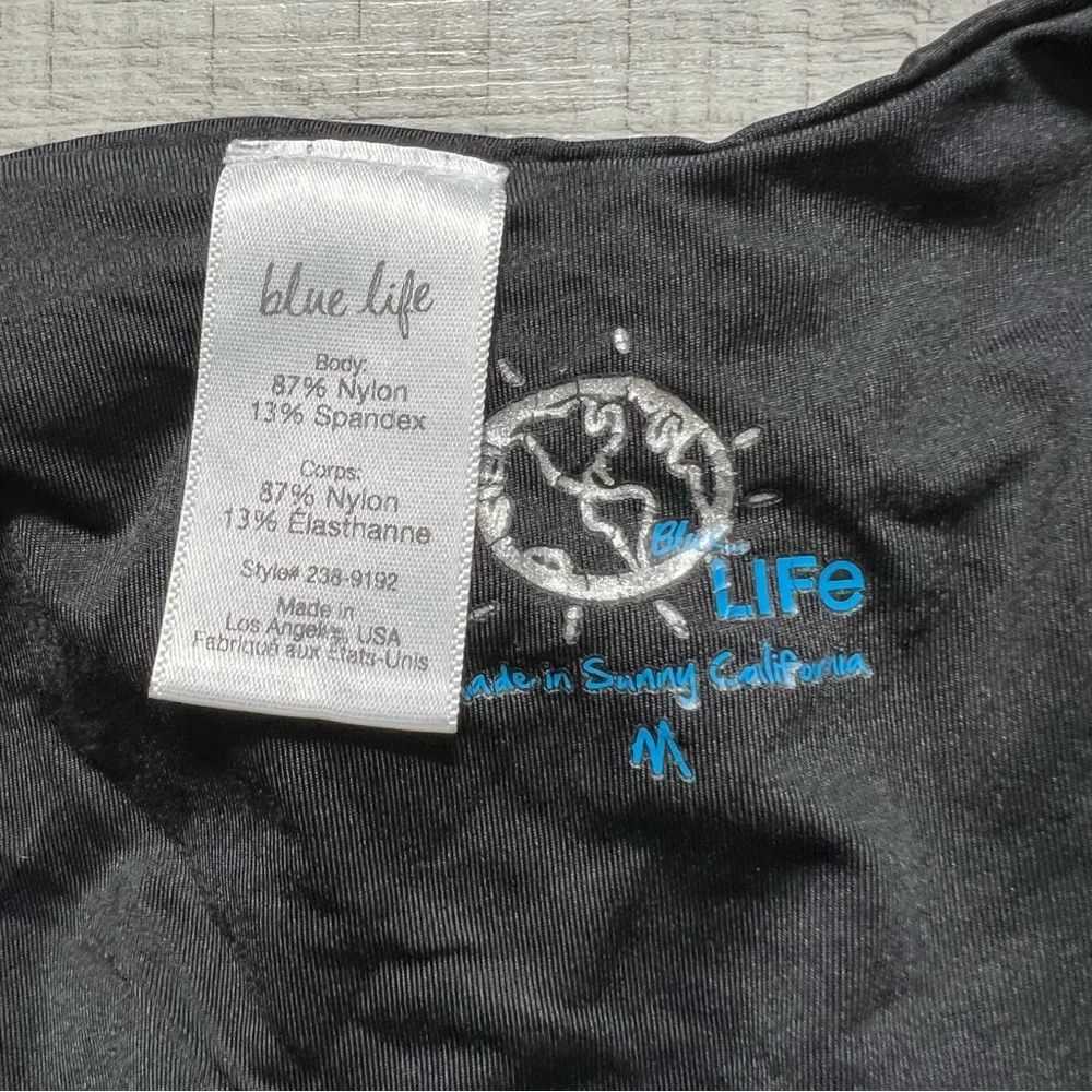 BLUE LIFE Mirage Halter One Piece Swimsuit Bikini Size Medium